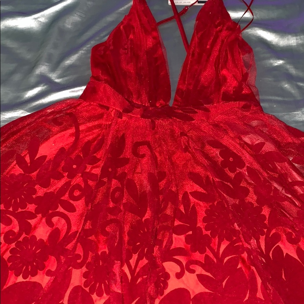 Luxxel small red party dress by Fashion Nova